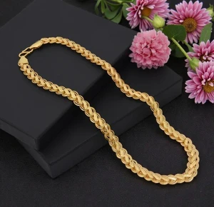 Gold Plated Designer Chain for Men & Women | Premium Fashion Necklace | Stylish Daily Wear Jewelry