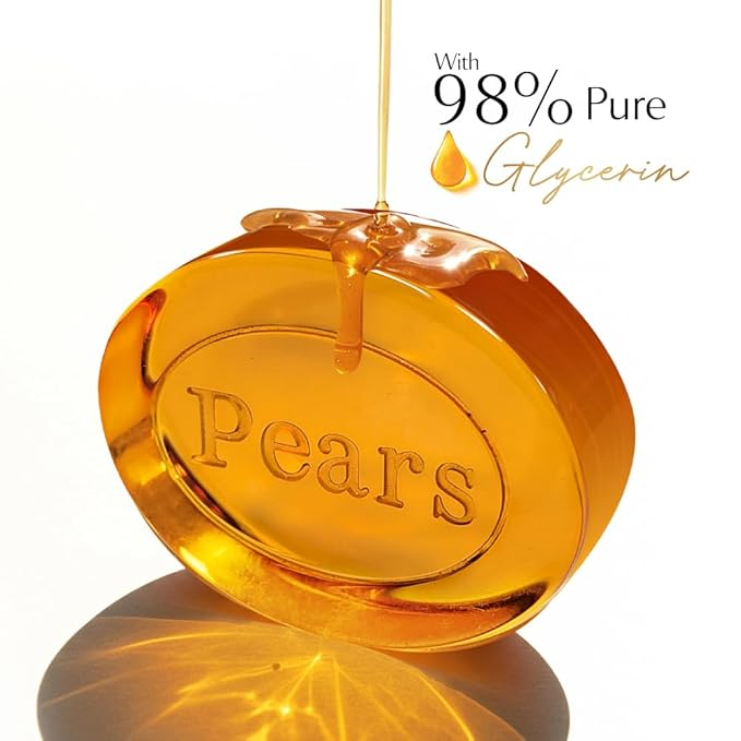 Pears Original Glycerin Bath Soap with Natural Oils – Pack of 8 Bars