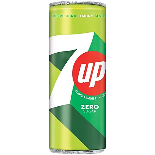 7UP Zero Sugar Soft Drink, 330 ml