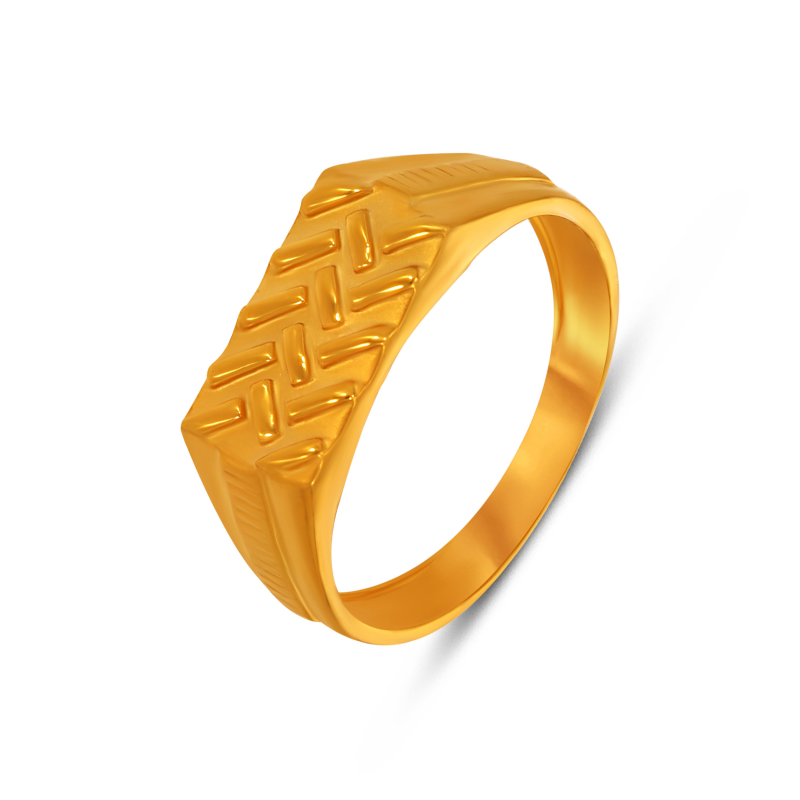 Gold Plated Men's Designer Ring