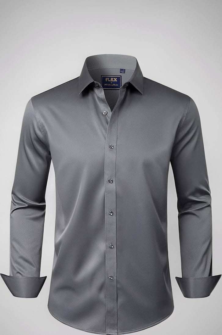 Men's  Striped Cotton Blend Casual Full Sleeve Shirt