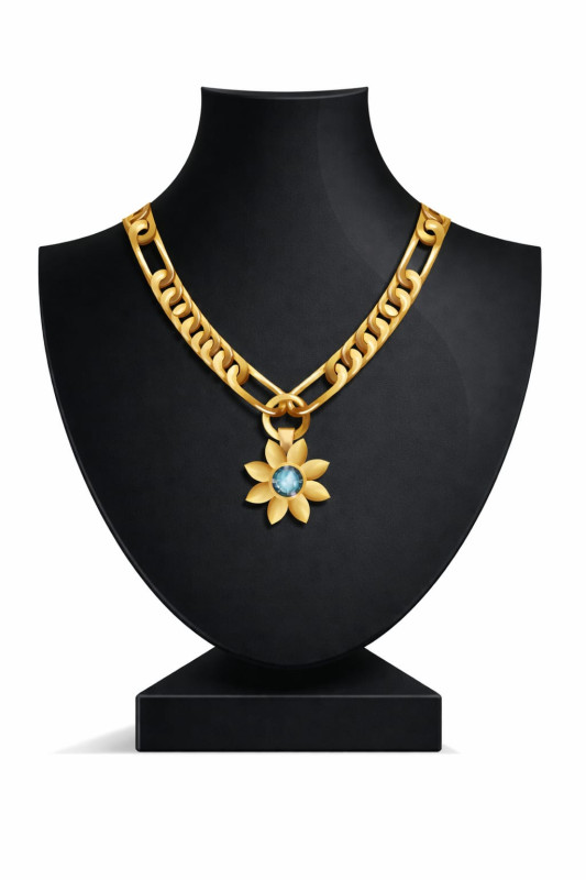 Pendant Necklace on Black Stand