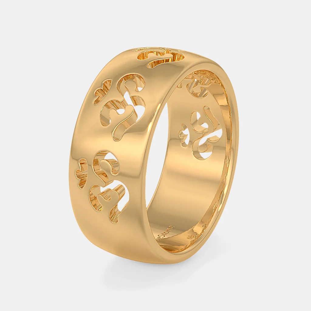 Gold Plated Men's Designer Ring