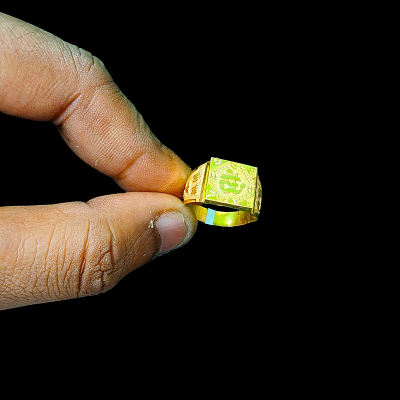 Gold Plated Men's Designer Ring